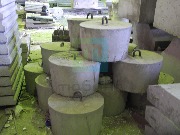 Анкеры цилиндрические на складской площадке компании "Тюбинг" 