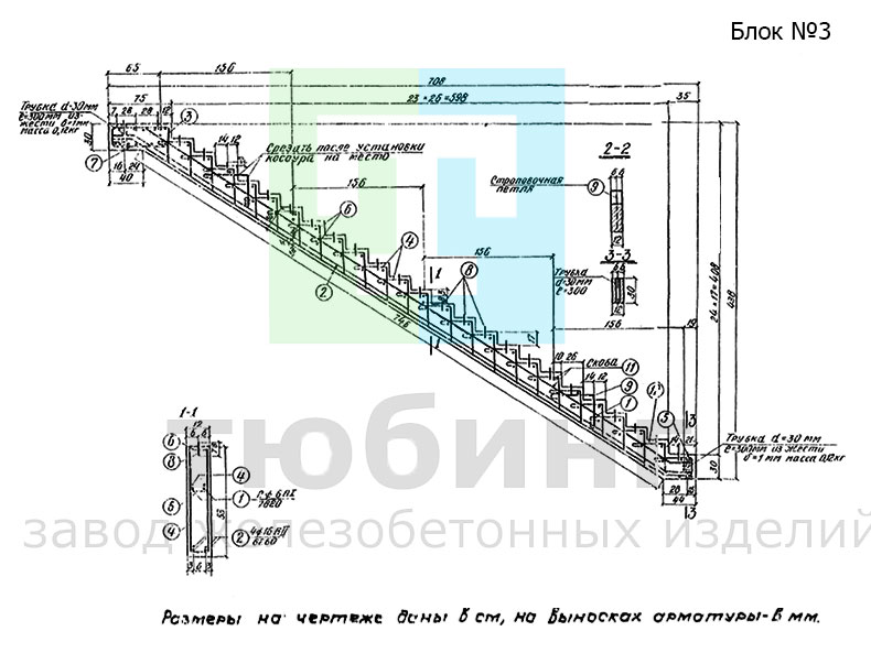 Косоур. Блок №3 по серии 3.501-96