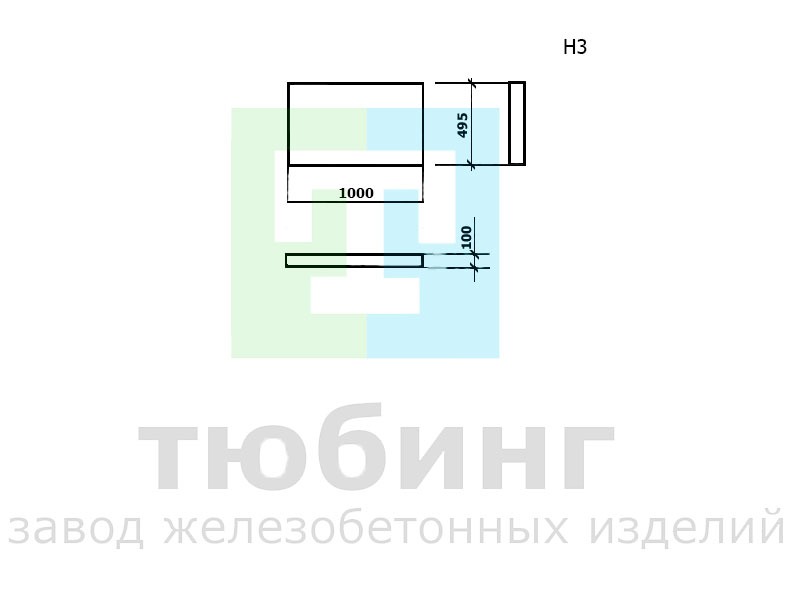 Плита основания Н3 серии ТС-01-01 вып.4
