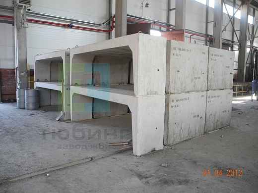 Лоток железобетонный Л34д-8 по серии 3.006.1-2.87 вып.1 